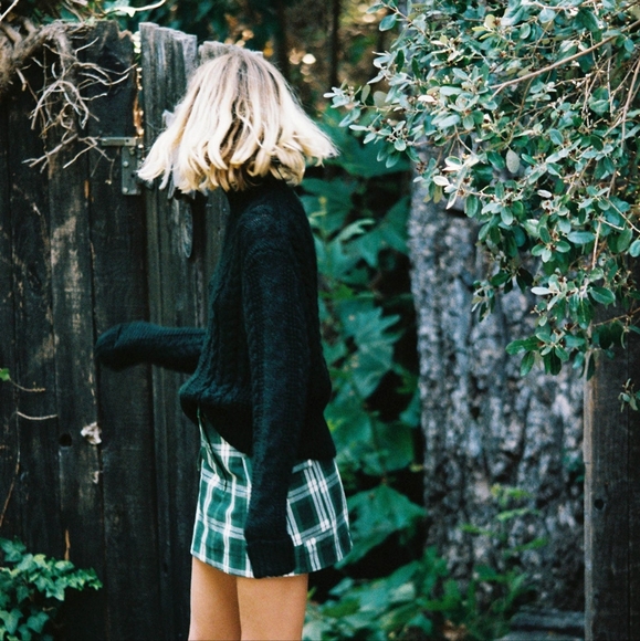 Ciao Lucia Olivier cable knit sweater in Forest green Medium M - Picture 2 of 6